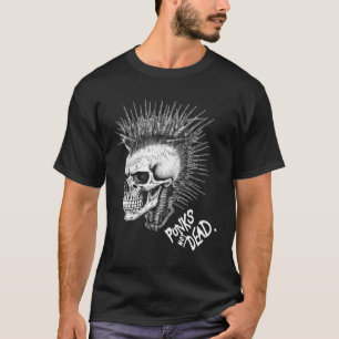 Classic Punk Rock Skull Punks nicht tot T-Shirt