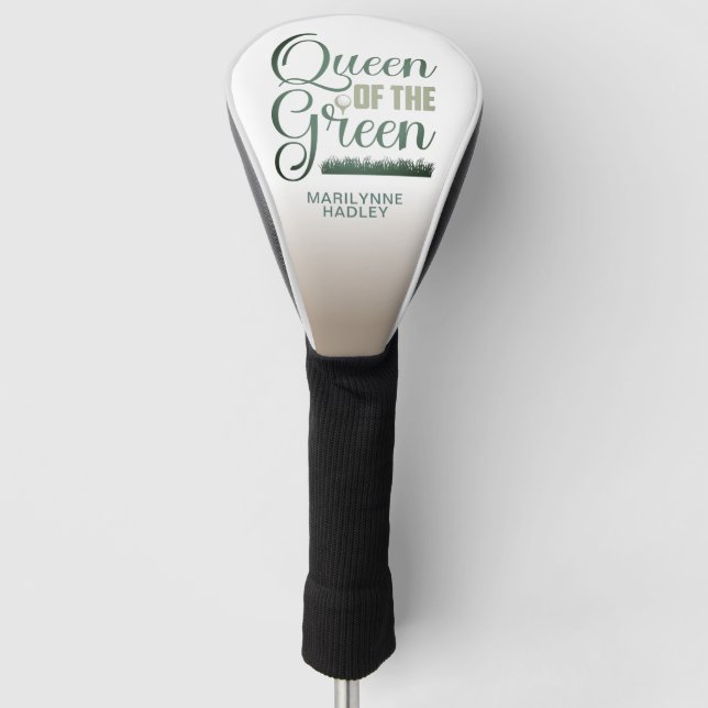 Classic Queen of the Green Golf Headcover (Vorderseite)
