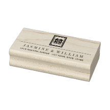 Classic Rectangle Double Happiness Chinese Wedding