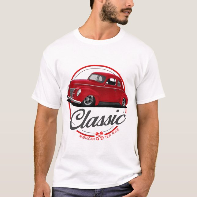 Classic Red Coupe T-Shirt (Vorderseite)