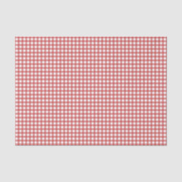 Classic Red Gingham Seidenpapier