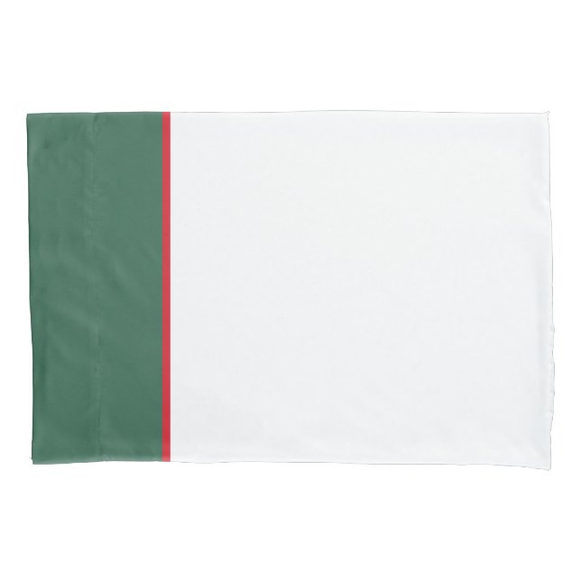 Classic Red & Green Kissenbezug (Vorderseite)