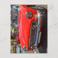 Classic Red MGB Roadster