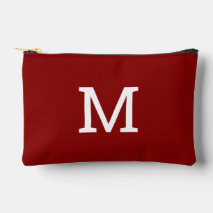 Classic Red Monogram Erstausstattung Makeup Bag Zubehörtasche