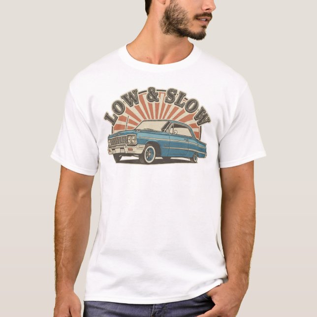 Classic Retro american car T-Shirt (Vorderseite)