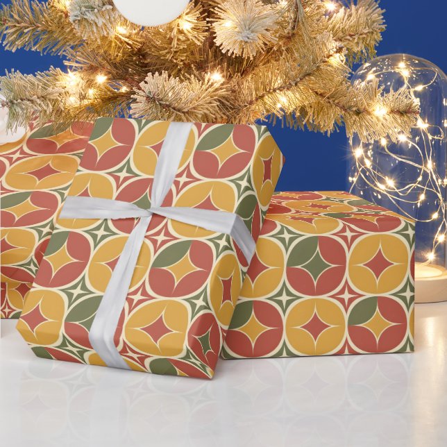 Classic Retro Corporate Holiday Geschenkpapier (Feiertage)