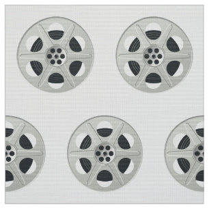 CLASSIC RETRO FILM REEL MOTIF STOFF