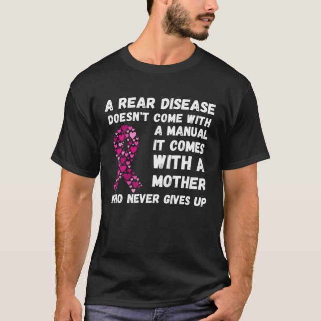 Classic Retro Rare Disease Awareness  Genetic Diso T-Shirt (Vorderseite)