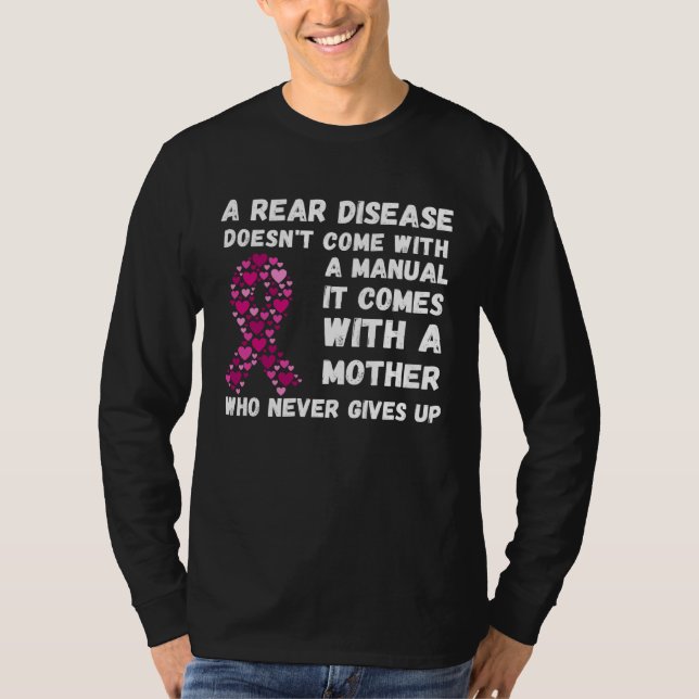 Classic Retro Rare Disease Awareness  Genetic Diso T-Shirt (Vorderseite)