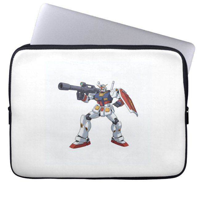 Classic Retro RX-78-2 Gundam Mecha Anime Illustrat Laptopschutzhülle (Vorderseite)