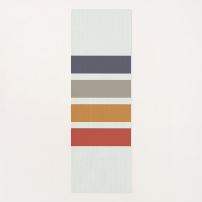 Classic Retro Streifen Duschvorhang Wash Tuch Yogamatte (Vorderseite)