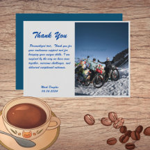 Classic Retro Vintag Handwriting Dankeschön Card