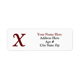 Classic return address label