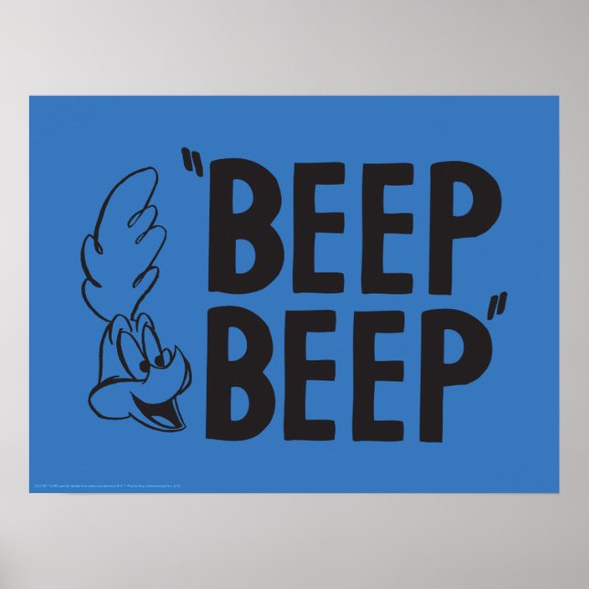 Classic ROAD RUNNER™ BEEP BEEP!™ Poster (Vorne)