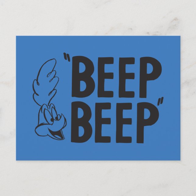 Classic ROAD RUNNER™ BEEP BEEP!™ Postkarte (Vorderseite)