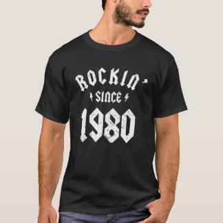 Classic Rock 1980 40. Geburtstag - Geschenk für 40 T-Shirt