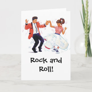 Classic Rock and Roll Jive Dancing Karte