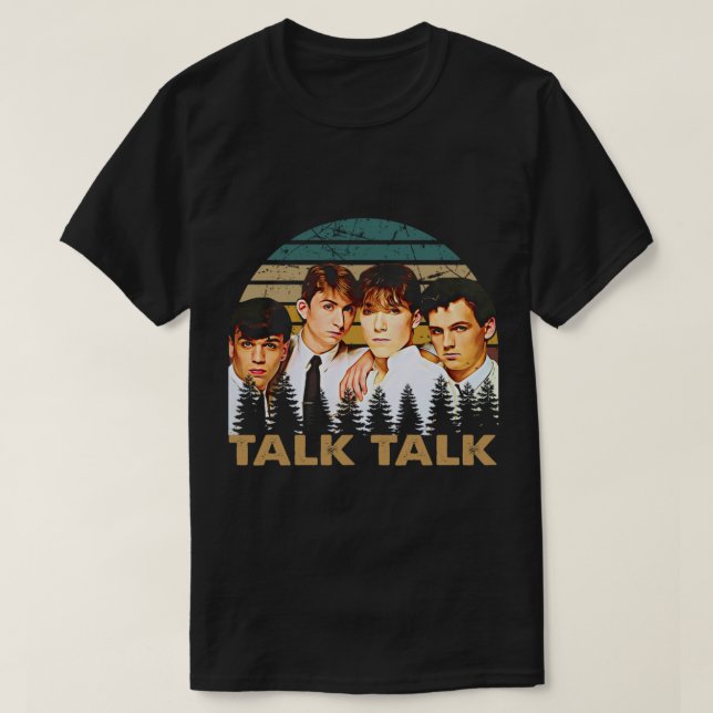 Classic Rock Art Talk Band Mitglieder essenziell T-Shirt (Design vorne)