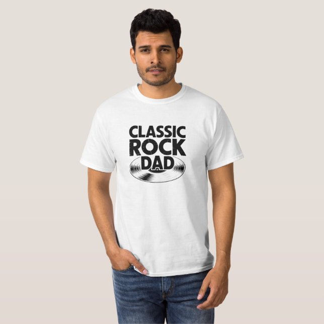 Classic Rock Vater T - Shirt (Vorne ganz)