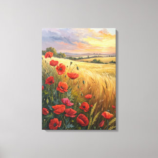 Classic Rose Bouquet Oil Painting Print. Leinwanddruck