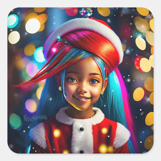 Classic Round Corner Square Stickers (Vorderseite)