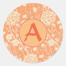 CLASSIC ROUND Sticker CUSTOM MONOGRAMM