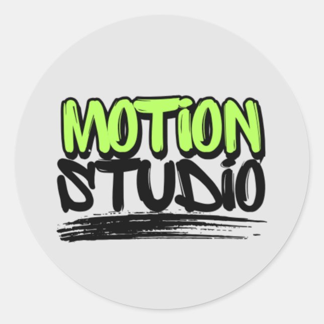 Classic Round Stickers  (Vorderseite)