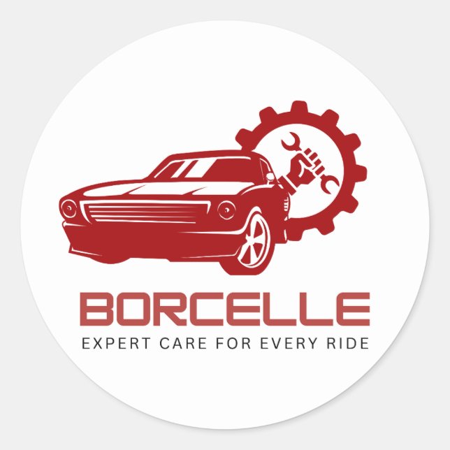 Classic Round Stickers  (Vorderseite)