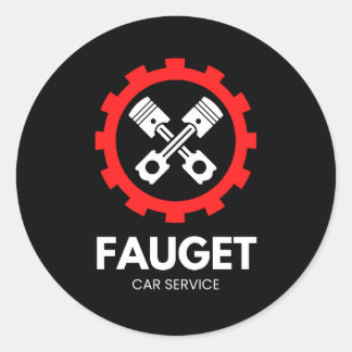 Classic Round Stickers 