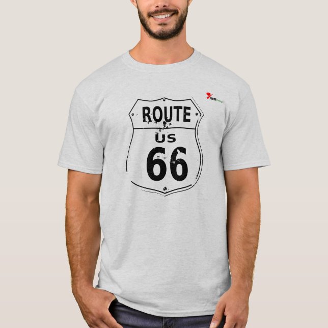 Classic Route 66 Adventure T - Shirt (Vorderseite)