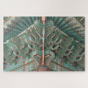 Classic S. Koreanisches Kunstwerk in sanften Farbe Puzzle