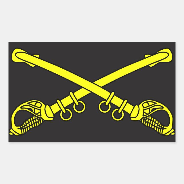 Classic Sabers Rectangle Stickers (Vorderseite)