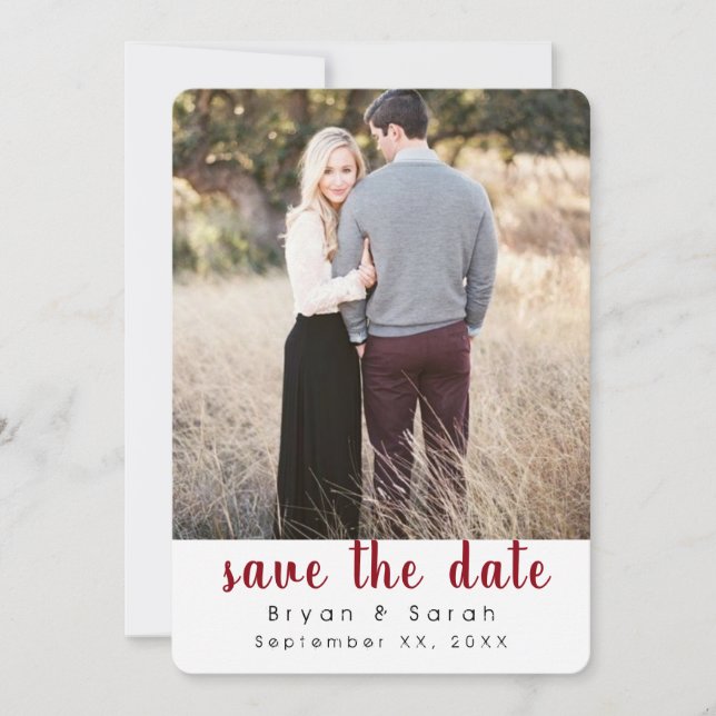Classic Save the Date (Vorderseite)
