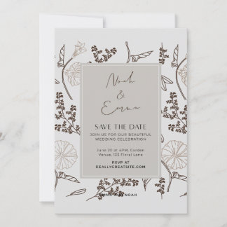 Classic Save the Date Einladung