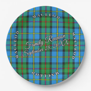Classic Schotten Clan MacLeod von Harris Tartan Pappteller