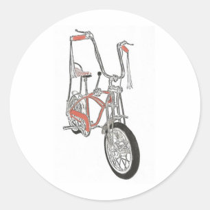 Classic Schwinn Orange Krate 60's Bike Bicycle Runder Aufkleber