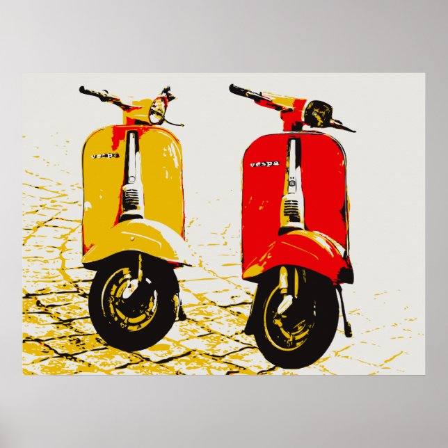 Classic Scooter Poster (Vorne)