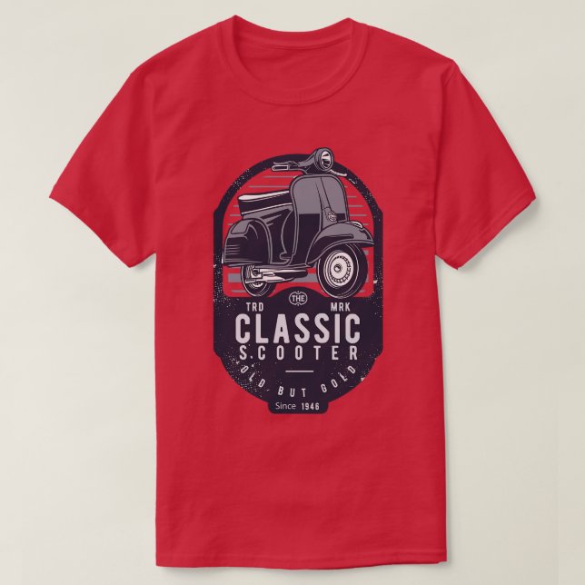 Classic Scooter T-Shirt (Design vorne)