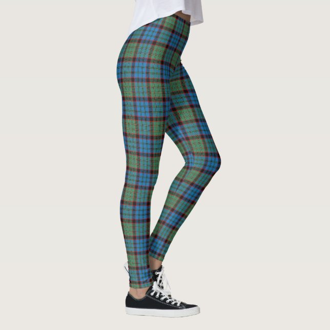 Classic Scottish Clan MacNicol Hunting Tartan Leggings (Rechts)