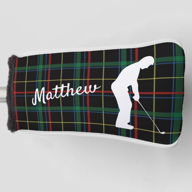 Classic Scottish Tartan Golf Putter Cover Golf Headcover (Vorderseite)