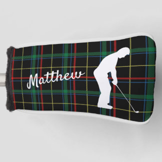Classic Scottish Tartan Golf Putter Cover Headcover