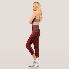 Classic Scottish Tartan Heritage Weihnachten Capri Leggings