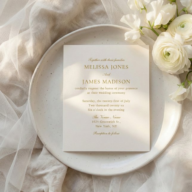 Classic Script Elegant QR Code 4 Photo Wedding Flyer (Von Creator hochgeladen)