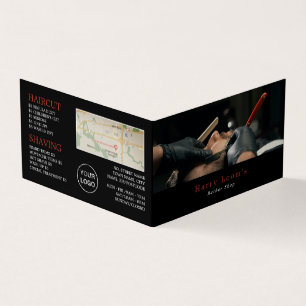 Classic Shave, Men Barbers, Loyalty Card, Visitenkarten