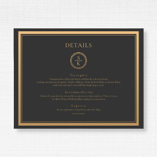 Classic Simple Elegance Begleitkarte