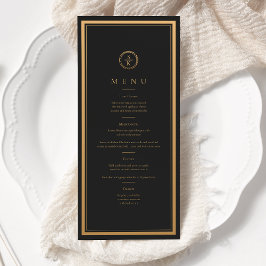 Classic Simple Elegance Menükarte