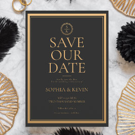Classic Simple Elegance Save The Date