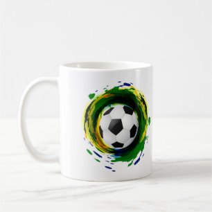 Classic Soccer Ball Graphic Kaffeetasse
