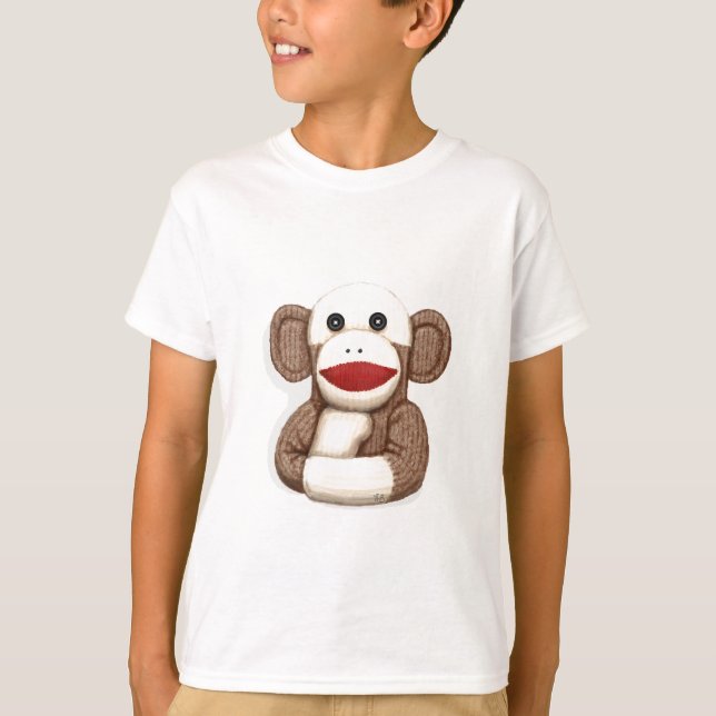 Classic Sock Monkey T-Shirt (Vorderseite)