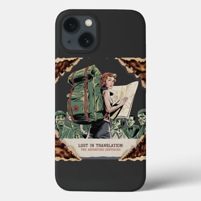 Classic Solo Travel Iphone Case | Vintages Design (Rückseite)